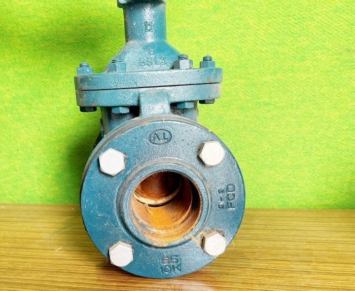 川本ポンプ】 バルブ V-65-10KT (錆びあり) □A-3043