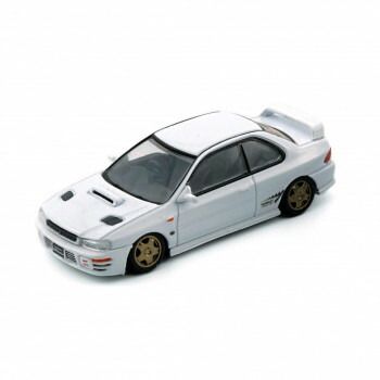  ビ-エムクリエイションズ スバル インプレッサ WRX TypeR3 4-6 ホワイト RHD 1/64スケール 64B0231 置物