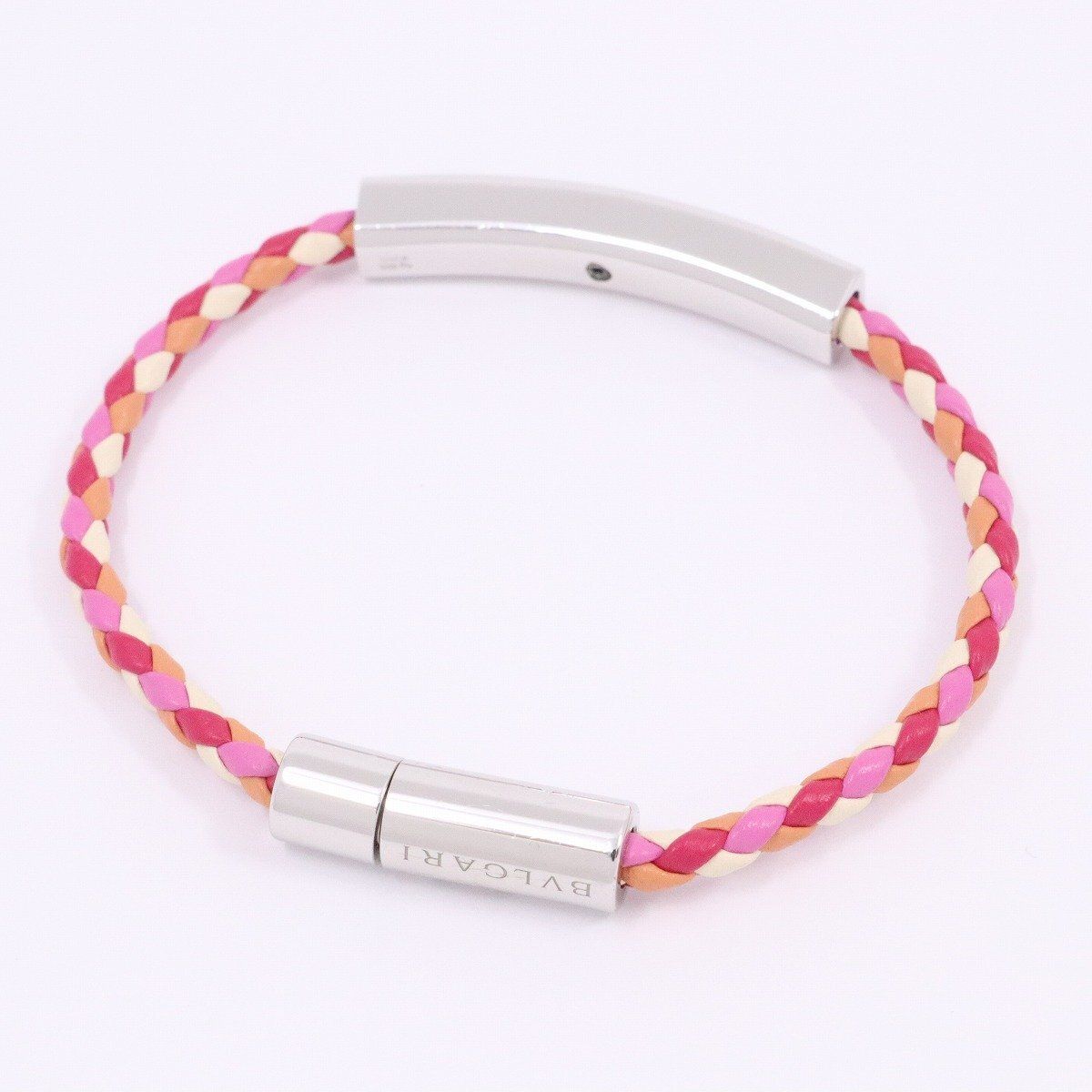 BVLGARI ブルガリ 925シルバー ブレスレット ピンク