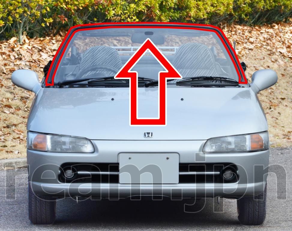 ◆新品 ホンダ純正 ビート PP1 フロントルーフ ピラー ウェザーストリップ ホンダ(純正) フロントルーフ&ピラードアーウェザーストリップ