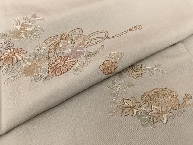 平和屋着物□総刺繍 訪問着 中国三大刺繍 汕頭刺繍 スワトウ刺繍