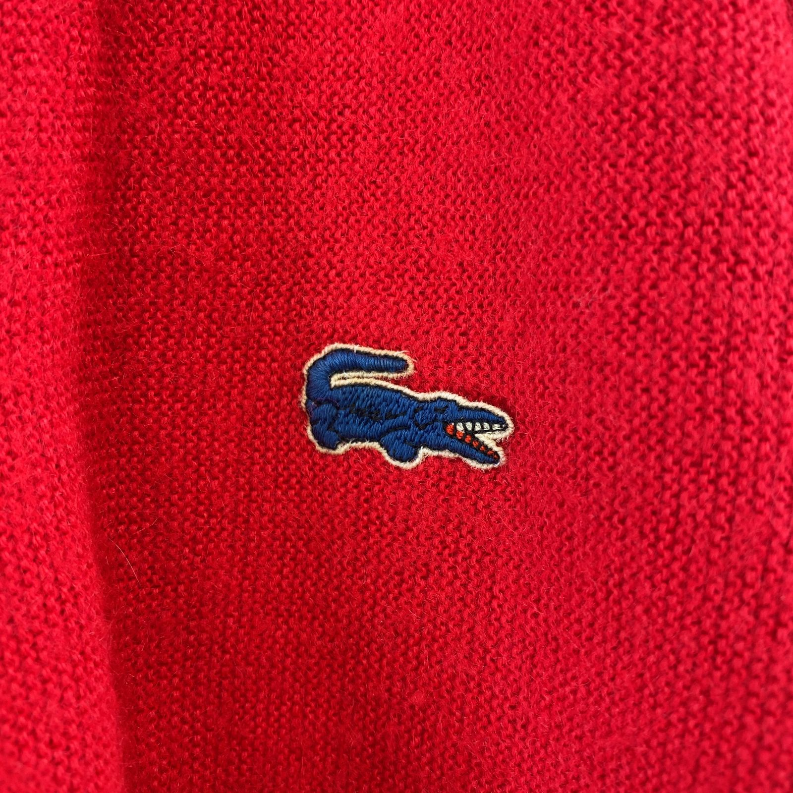 IZOD LACOSTE USA製 80s~ あいみょん着用 糸巻タグ ロゴ刺繍