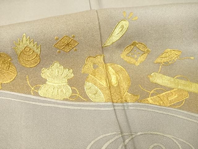 平和屋着物●訪問着　宝尽くし　金彩　正絹　逸品　未使用　AABB1988ck 平和屋着物○訪問着 宝尽くし 金彩 正絹 逸品 未使用 AABB1988ck