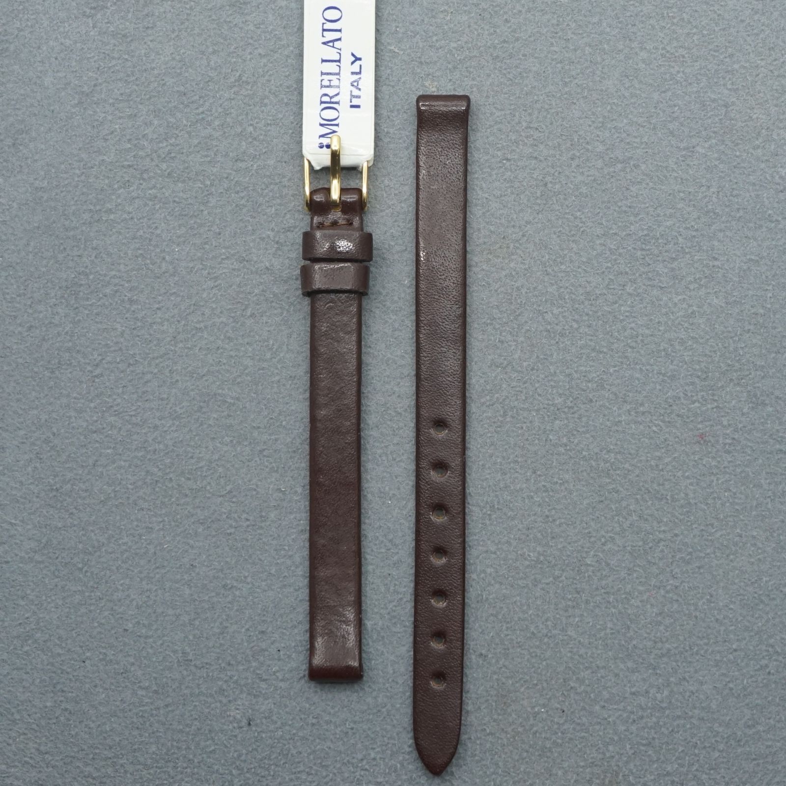 デッドストック品 モレラート MORELLATO THIN ブラック 8mm 時計バンド 時計ベルト バンド交換 人気 おしゃれ 25-M-310