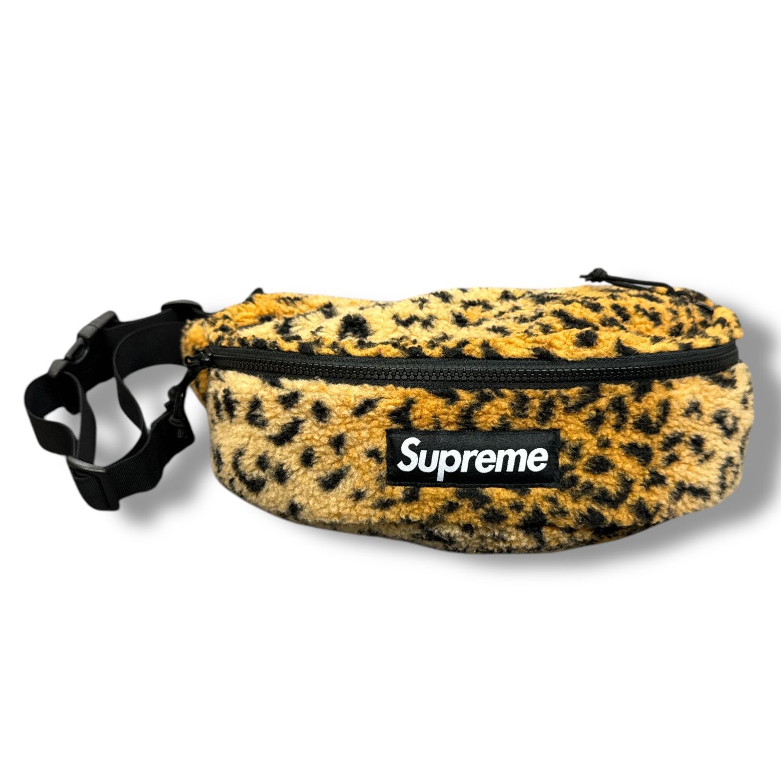 Supreme 17AW Leopard Fleece Waist Bag レオパード フリース ウエスト