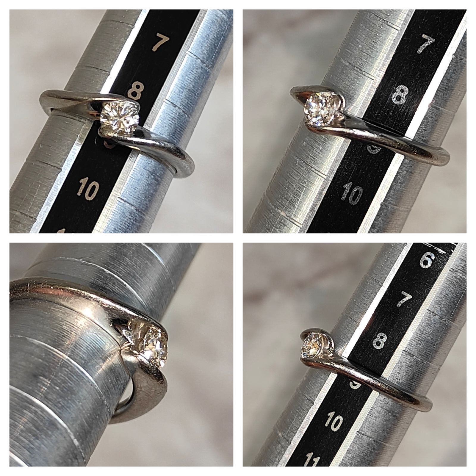 ミキモト ダイヤ0.31ct Pt900 リング CGLソーティング プラチナ Pt900 ミキモト サファイア ダイヤモンド リング MIKIMOTO