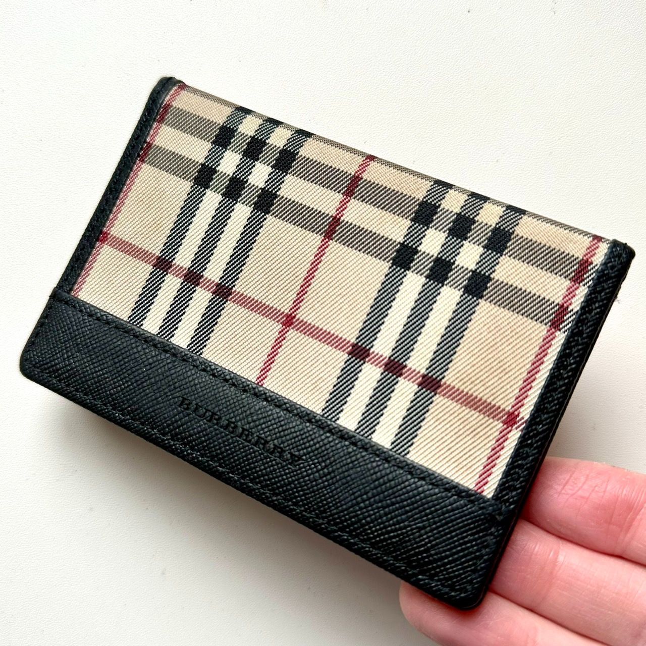 【新品未使用】BURBERRY バーバリー ノバチェック 名刺入れ 値下げ不可