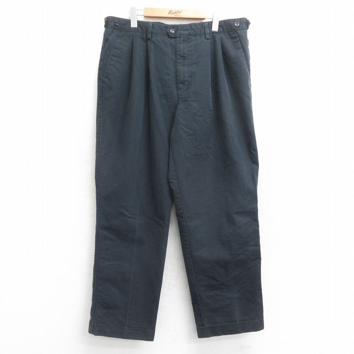W38/古着 ドッカーズ パンツ メンズ 00s 黒 ブラック 24sep12  ボトムス ロング