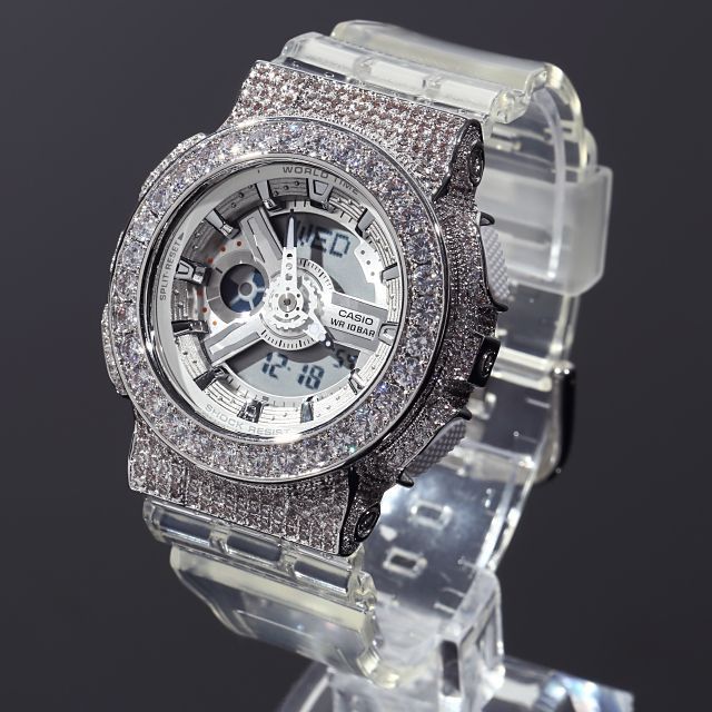G-SHOCK BABY-G BA-110 カスタム キュービックジルコニア 楽天市場】G-SHOCK BABY-G ベイビーG BA-110 白 ホワイト