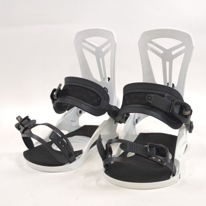 スノーボードビンディング ホワイト L FLUX PR ホワイト スノーボード