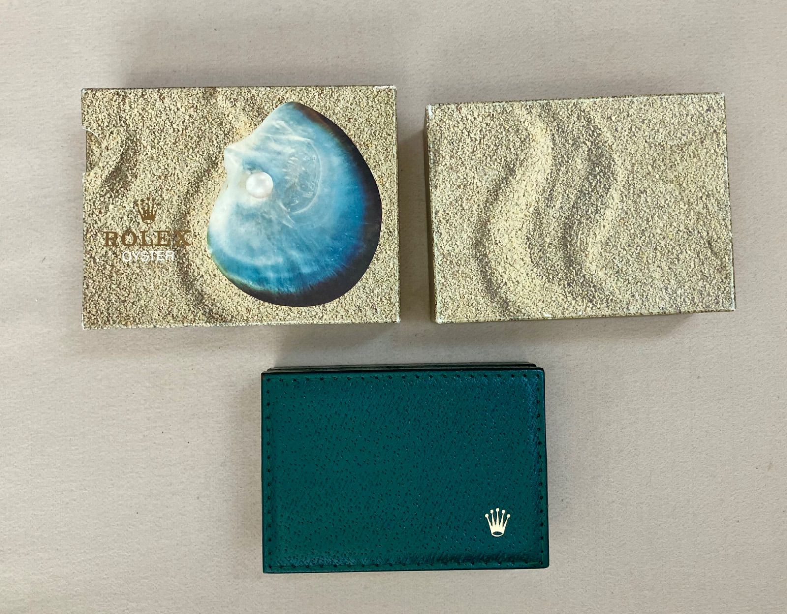 ロレックス Rolex 空箱 品 オイスター グリーン デイジャスト 赤 2個セット