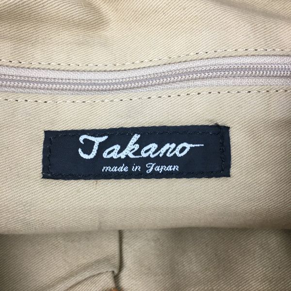 Made in Japan　TAKANO/タカノ　レザーショルダーバッグ　キャメル/茶/ブラウン　柔らか本革　管NO.WB1-62 Made in Japan TAKANO/タカノ レザーショルダーバッグ キャメル/茶