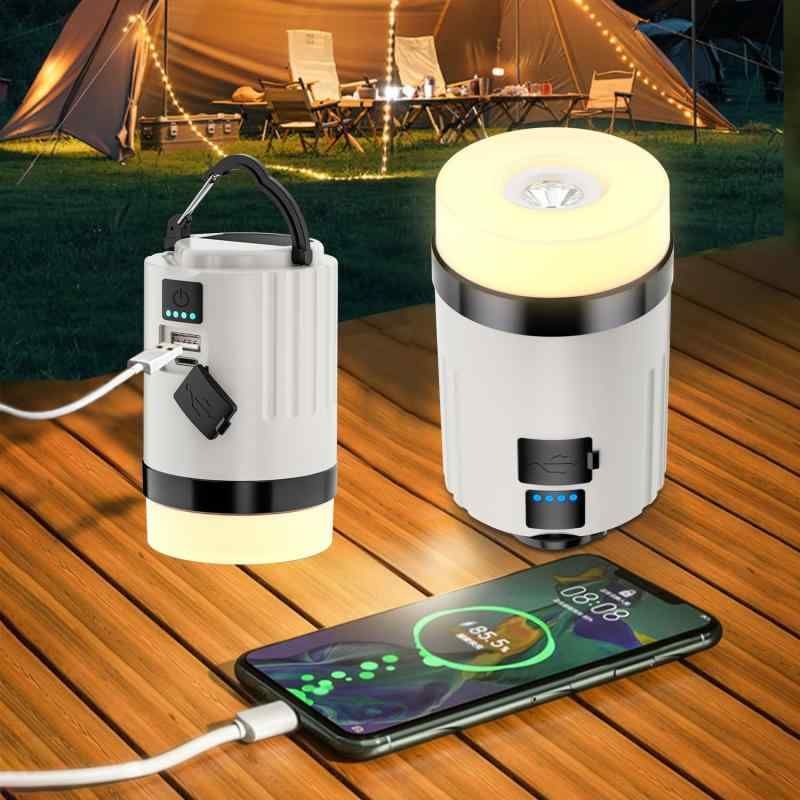 送料無料】 LEDランタン 10個セット USB充電式 アウトドアライト 3つ調