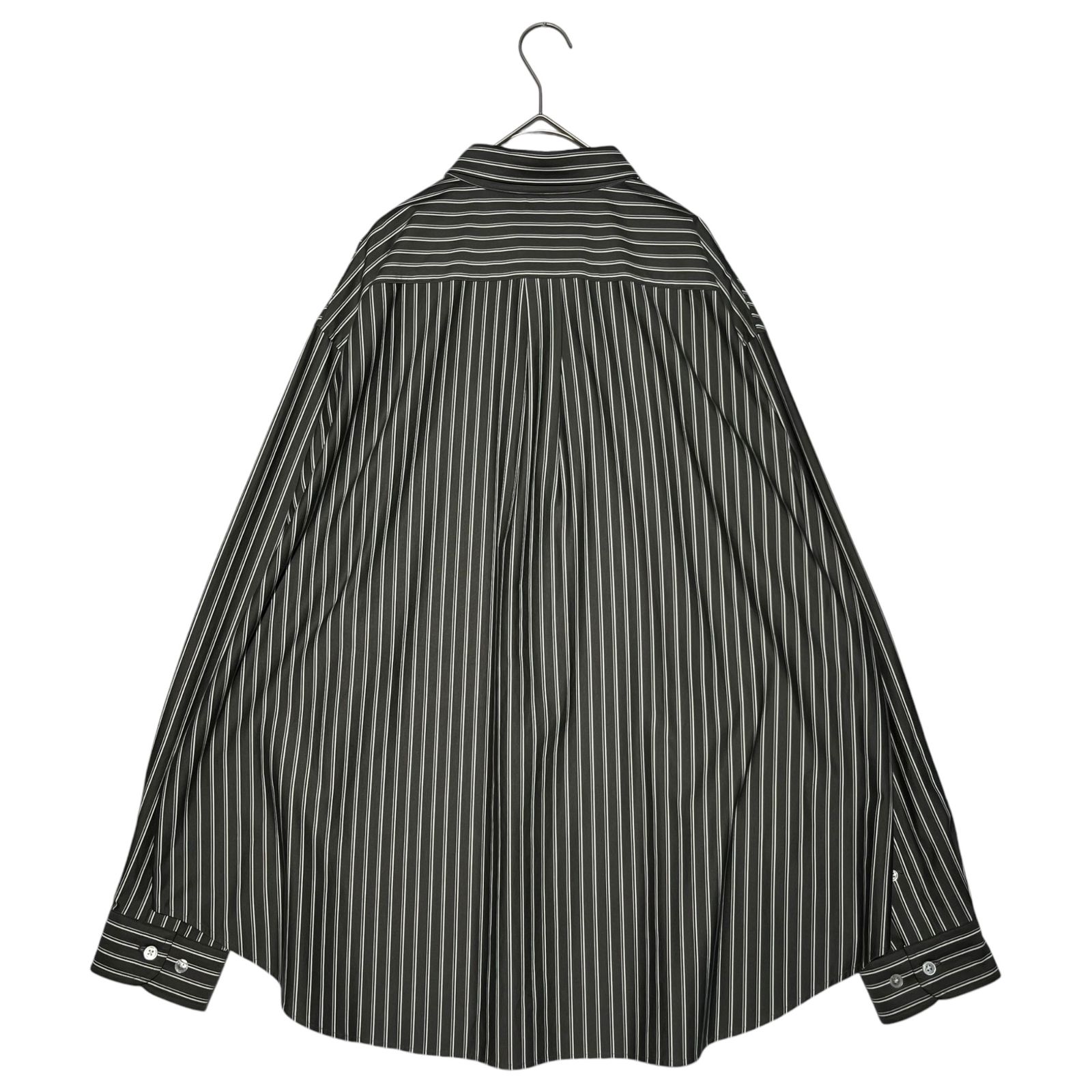 KANEMASA(カネマサ) 22AW +81別注 STRIPE ROYAL OX DRESS SHIRT ストライプ ロイヤル オックス ドレス シャツ 22AW01 2(M程度) グレー 67546EOMA