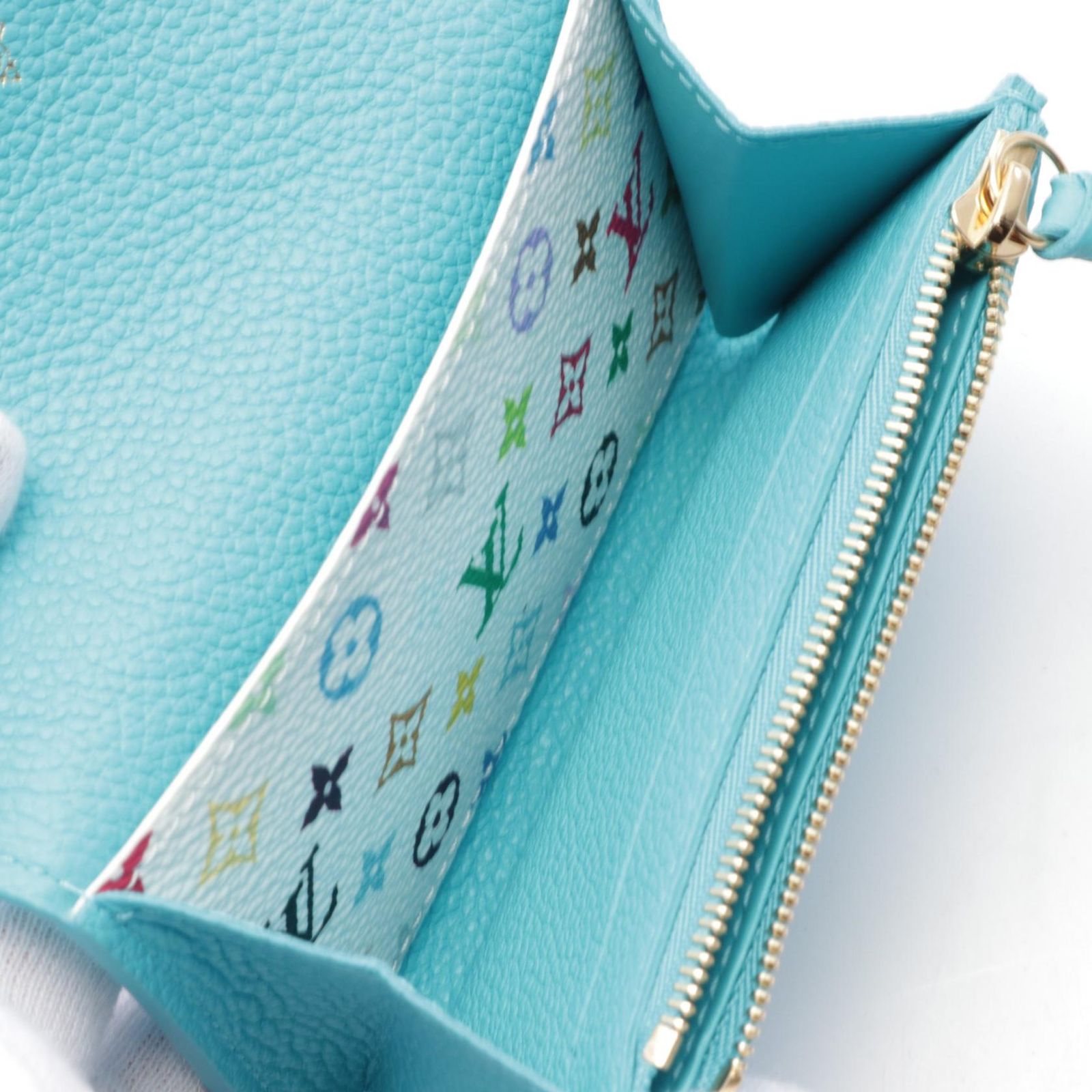 ルイ・ヴィトン LOUIS VUITTON 二つ折り財布 ポルトモネ ロザリ