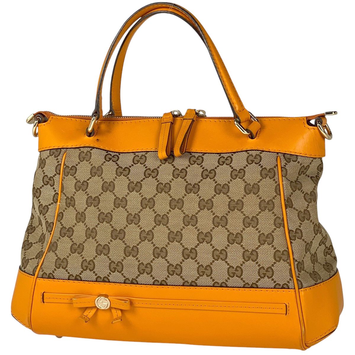 グッチ　ハンドバッグ グッチ(GUCCI)グッチ シェリーラインGGナイロン ハンドバッグ