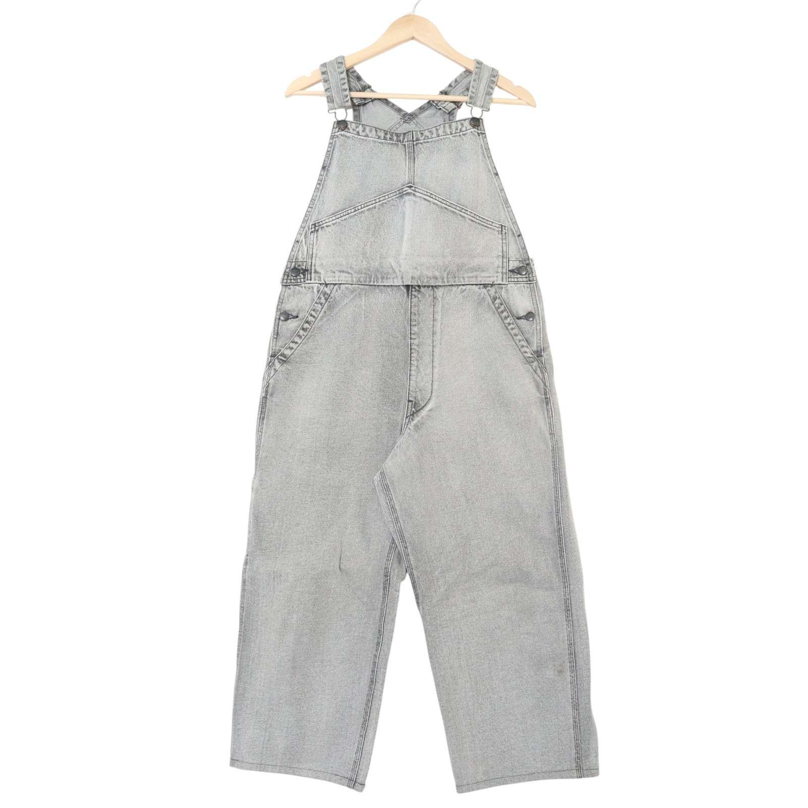 niko and ニコアンド 通年 USED加工☆ デニム オーバーオール