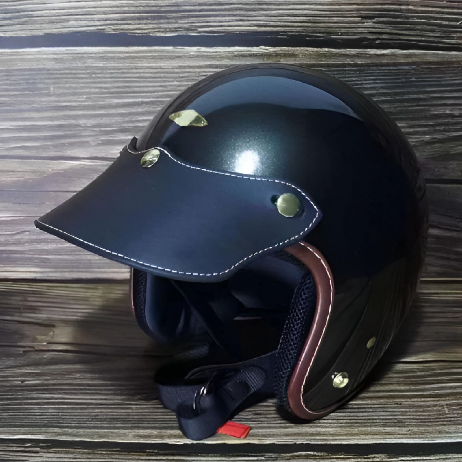 装飾用70sジェットヘルメット ビンテージ オールドペイント 装飾用 OLDSTYLE HELMET VISOR オールドスタイル ヘルメット バイザー