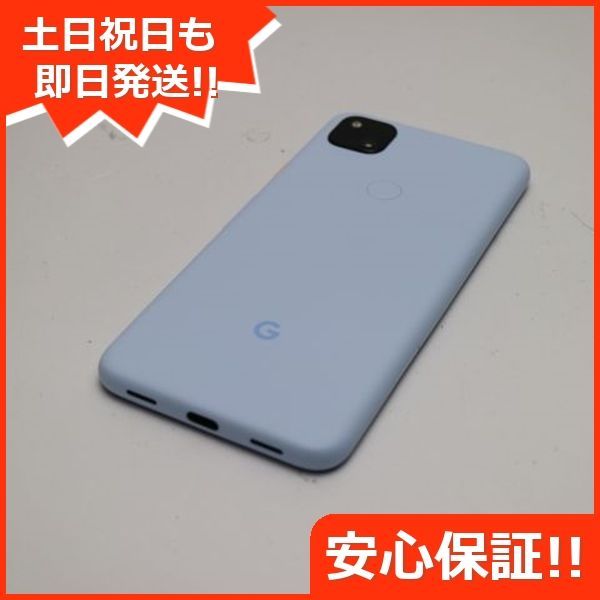 超美品 SoftBank Google Pixel 4a 128GB ベアリーブルー スマホ 土日祝発送 即日発送 01000 SIMロック解除済み  - メルカリ