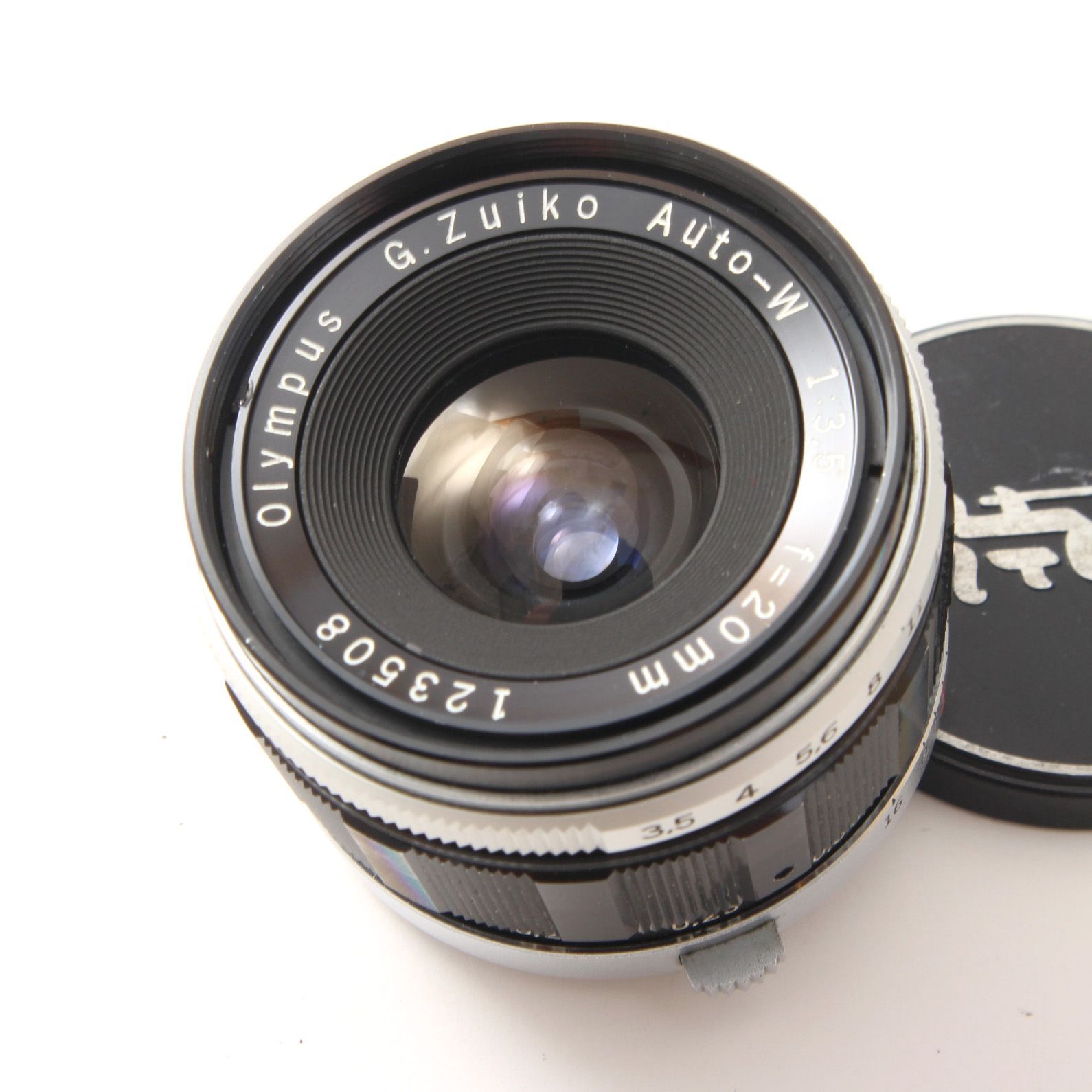 オリンパス Olympus G.Zuiko Auto-W 20mm F3.5 OLYMPUS G.ZUIKO AUTO W 20mm F3.5 PEN F,FT用 オリンパス（52693