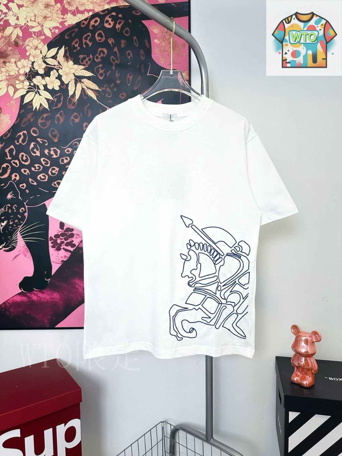 【値下げしました】BURBERRY ホースフェリーTシャツ 2Y(92cm) BURBERRY バーバリー Tシャツ ホースフェリープリント コットン