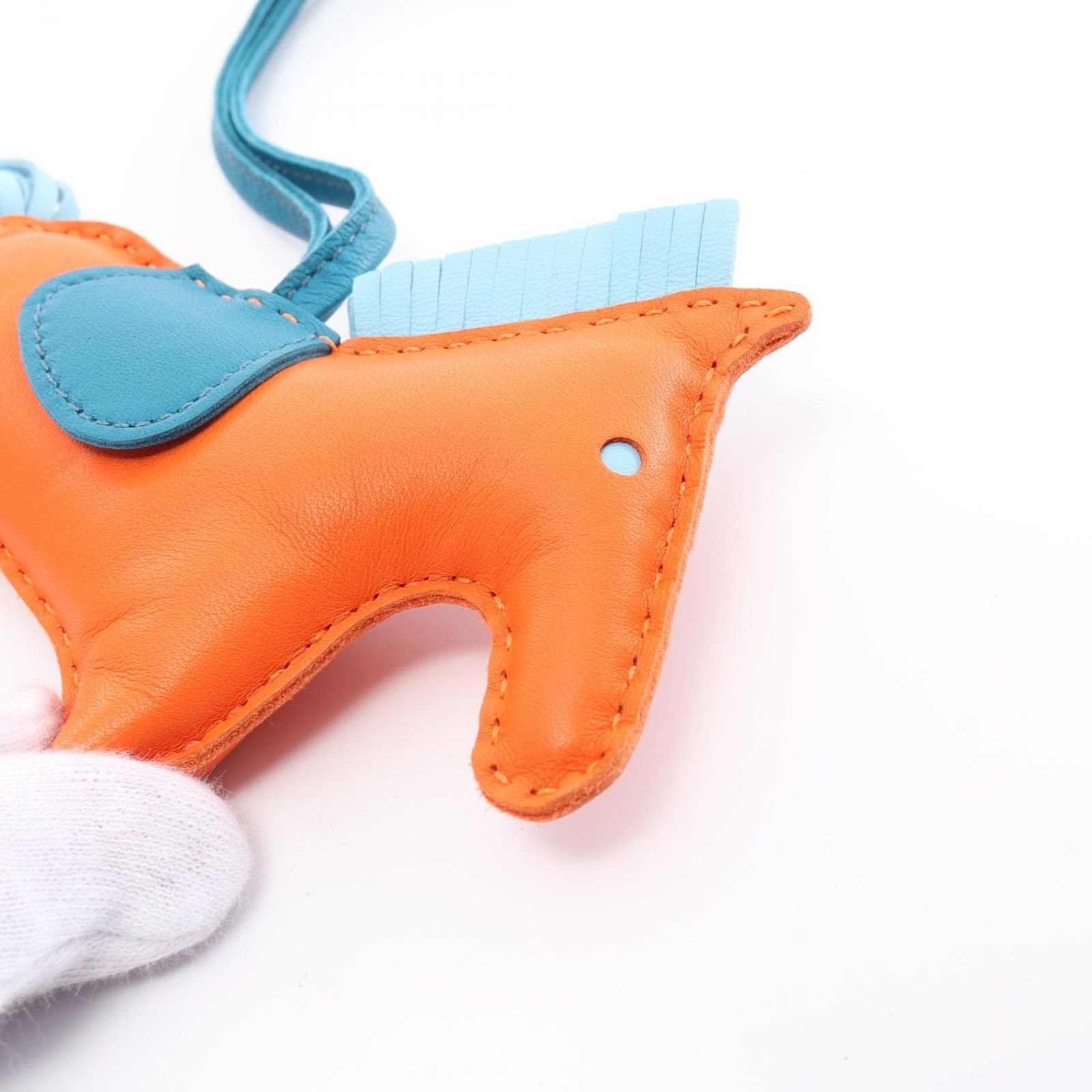 エルメス ロデオMM フー ブルーイズミール セレステ チャーム - メルカリ 