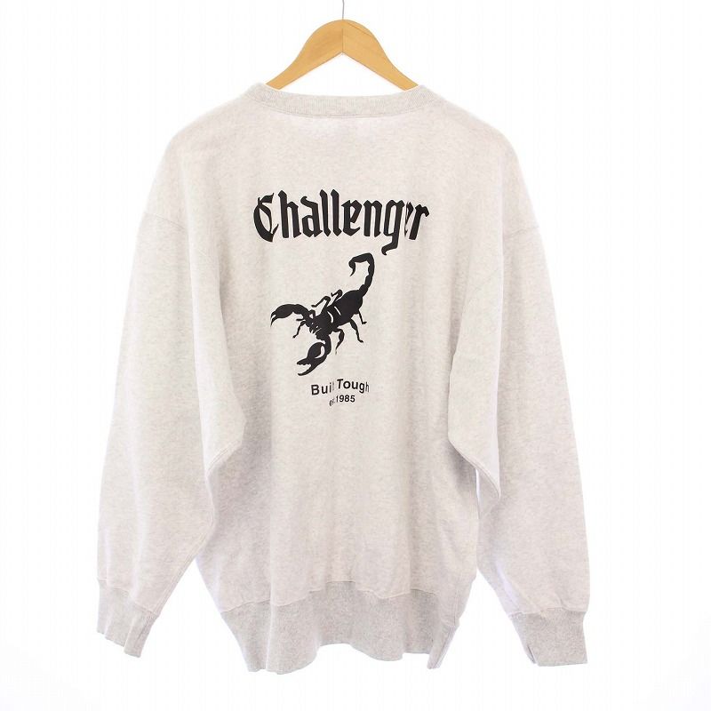 トレーナー challenger CHALLENGER 黒 スウェット トレーナー M