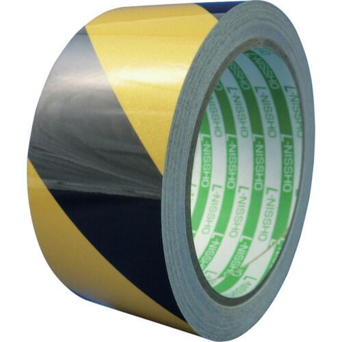 日東エルマテ 再帰反射テープ １５０ｍｍ×１０ｍ イエロー ブラック