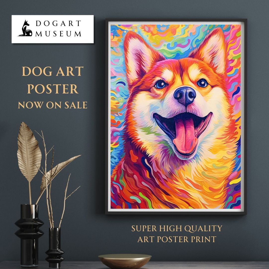 Heavenly Life（天ノ国） - 柴犬 No.5】ジークレー版画＊名入れOK