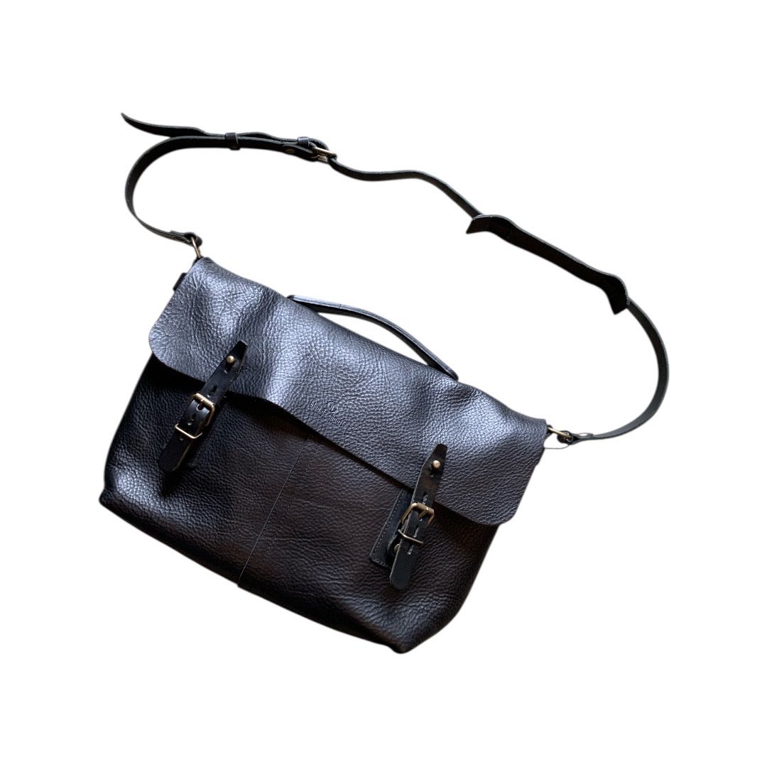 bleu de chauffe sac besace lucien Leather Messenger bag メッセンジャーバッグ レザー フランス製