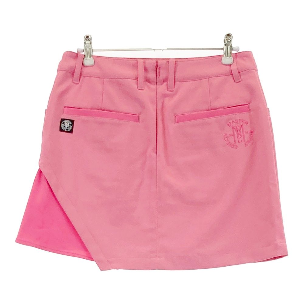 サイズ 0 MASTER BUNNY EDITION マスターバニーエディション モデル 異素材切替 ストレッチスカート ピンク系 240101455446 ゴルフウェア レディース ストスト