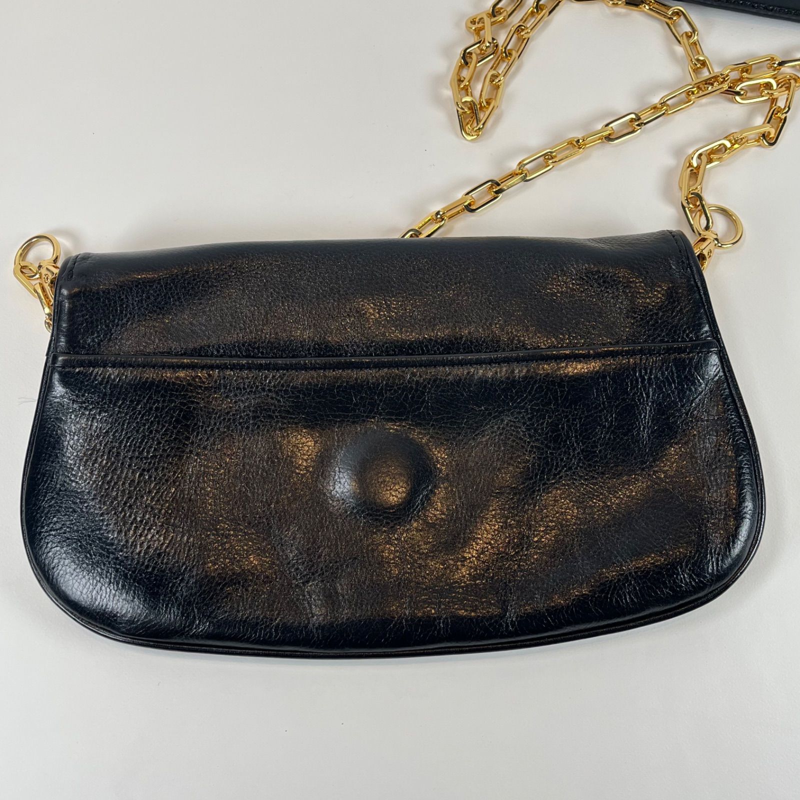 TORY BURCH トリーバーチ クラッチバッグ メタリックレザー（TORY  