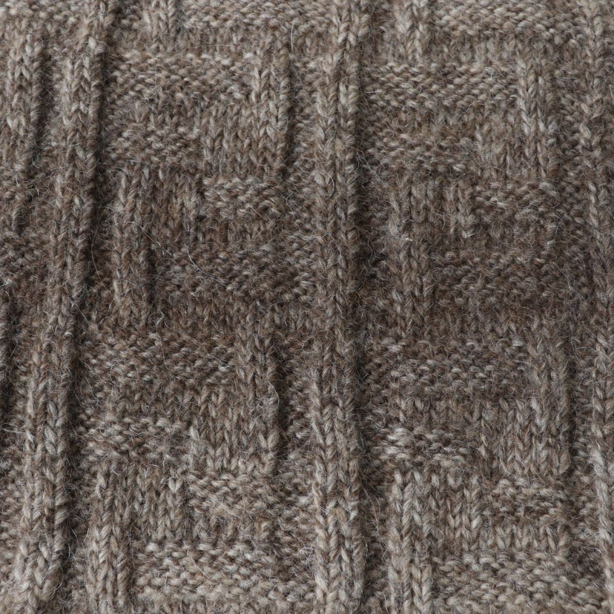 極美品☆FENDI フェンディ ズッカ柄編み アルパカ×モヘア混