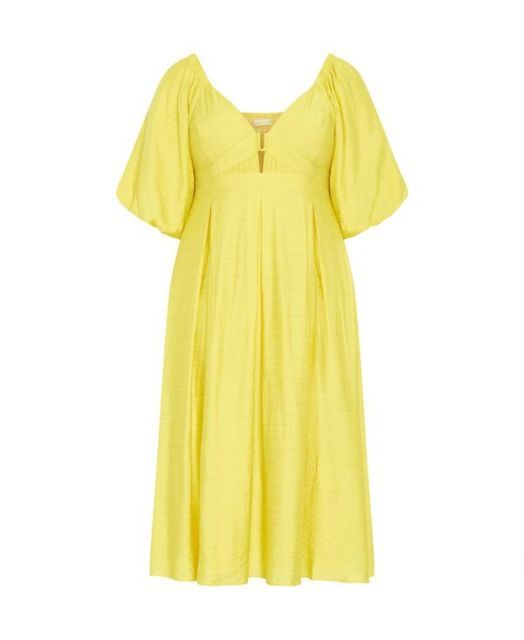 送料無料 シティーシック レディース ワンピース トップス Plus Size Shae V Neck Dress Lush lime