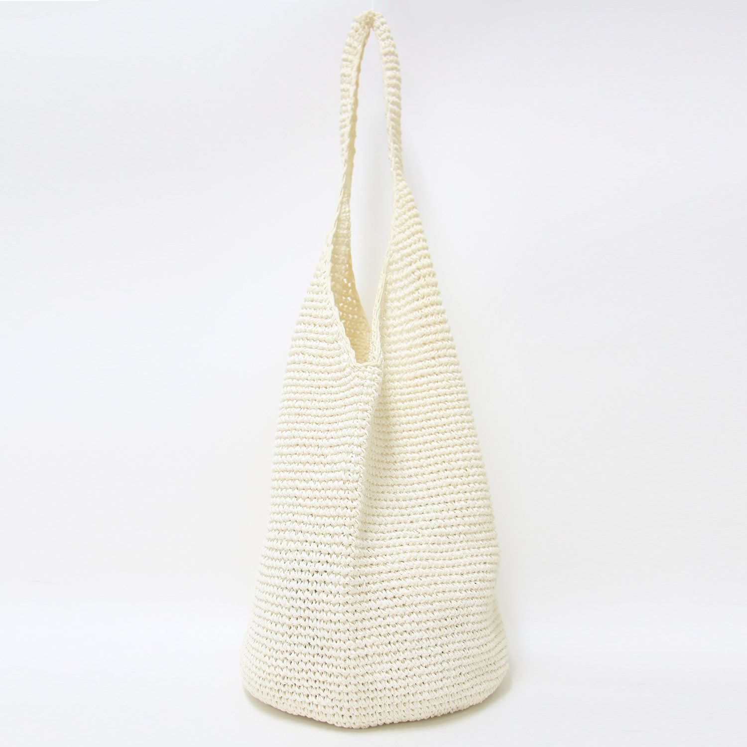 aeta　アエタ　ペーパーヤーンバッグ　ホワイトSサイズ Aeta アエタ バッグ ホワイト / ペーパーヤーン ショルダー