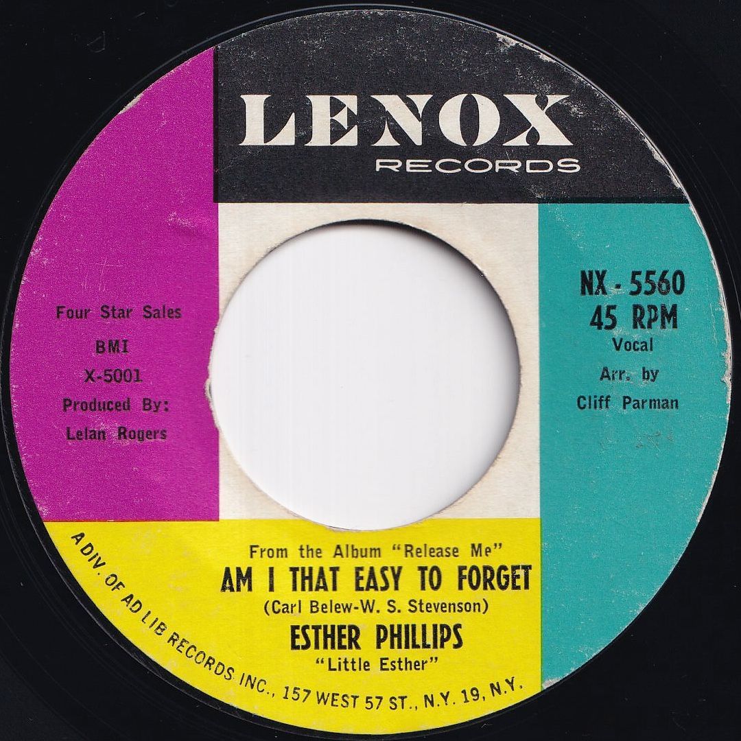 Esther Phillips Am I That Easy To Forget / I Really Don't
