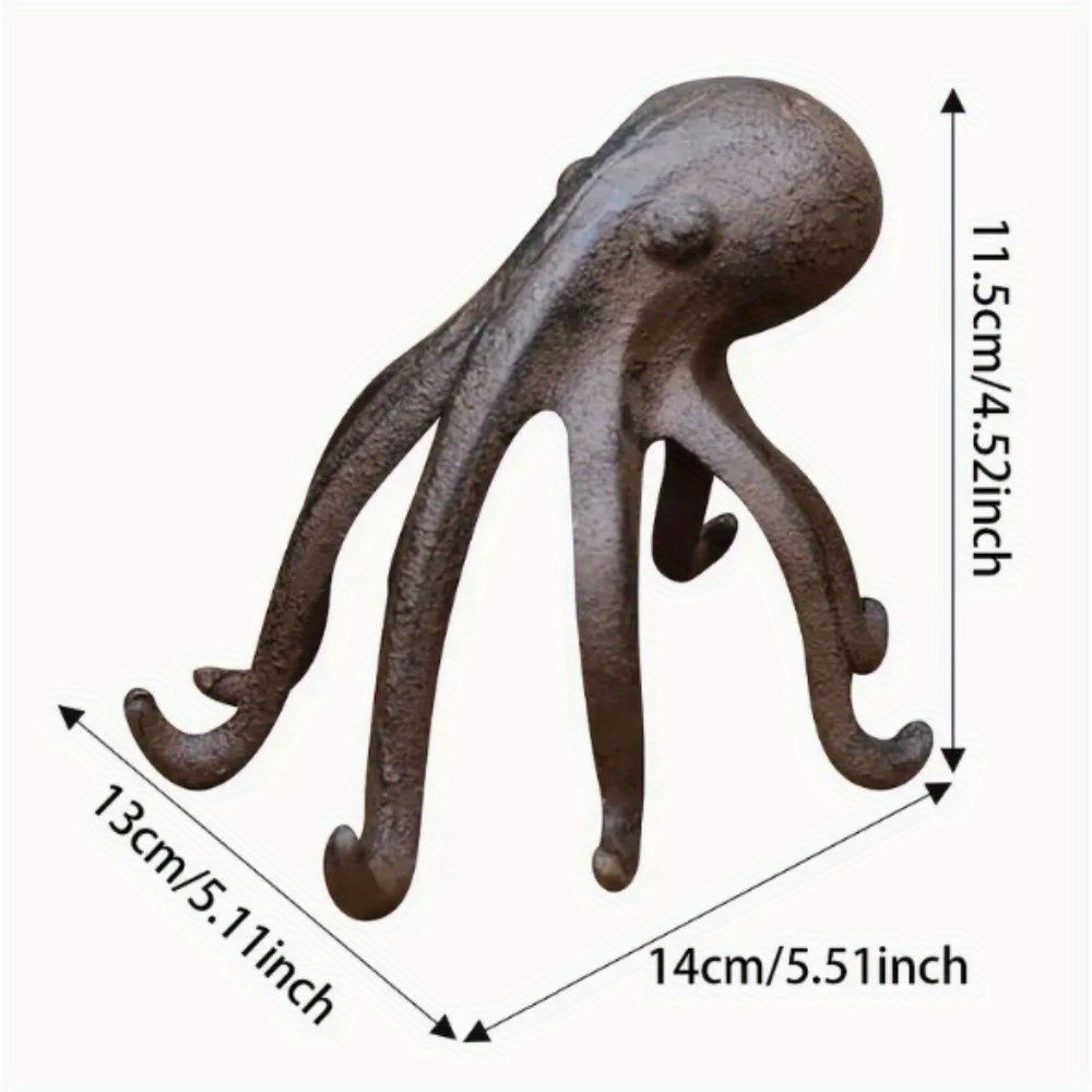 置物 オブジェ ガーデンオーナメント タコ たこ オクトパス 鉄 室内