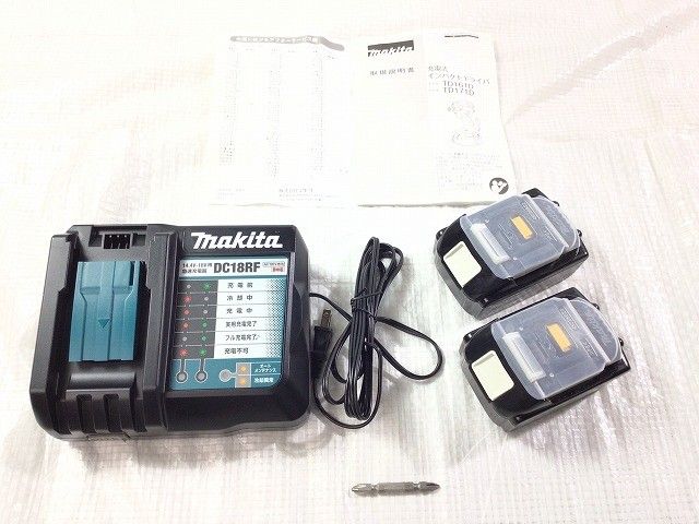 充電式インパクトドライバ TD171DRGXB