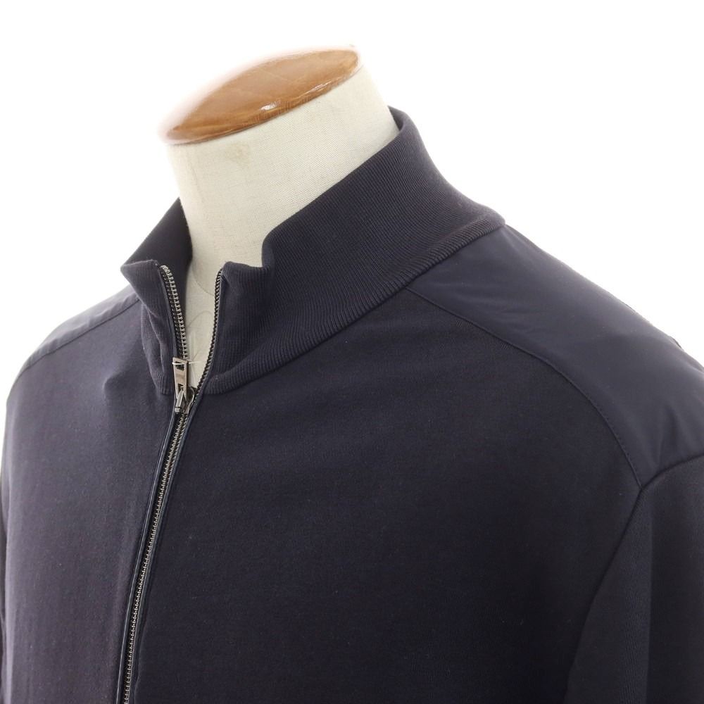 ヘルノ Herno ジップアップ スウェット ブルゾン セール中 ネイビー