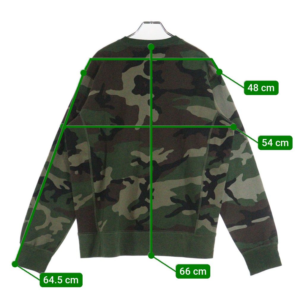 SUPREME (シュプリーム) 15AW Box Logo Crewneck カモフラージュ 迷彩