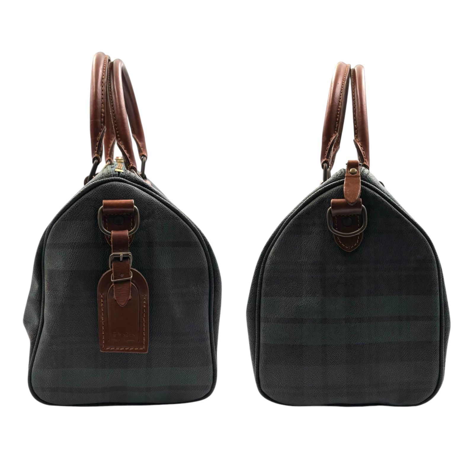RALPH LAUREN ラルフローレン ミニボストン レザー 緑 R574 RALPH LAUREN ラルフローレン ミニボストン レザー 緑 R574