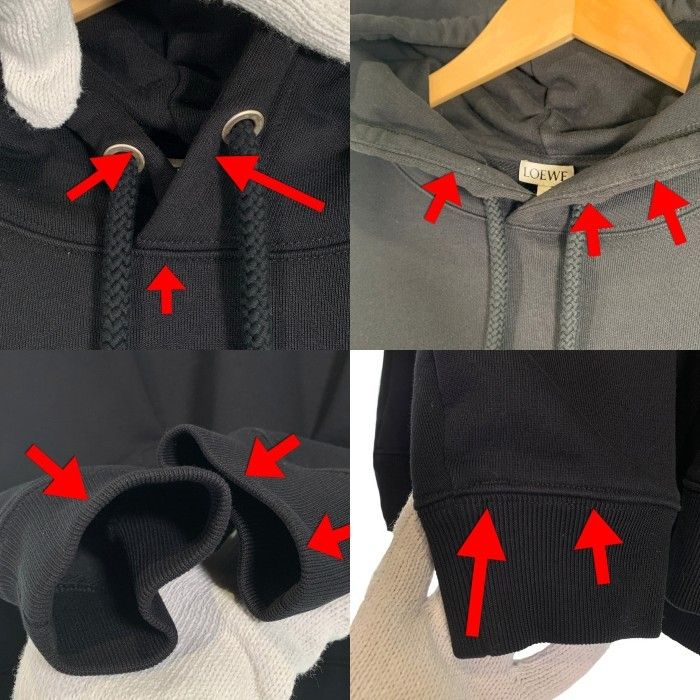 【LOEWE】アナグラム パッチ ポケット フーディ / 関税送料込 LOEWE ロエベ Anagram Patch Pocket Hoodie アナグラムパッチ