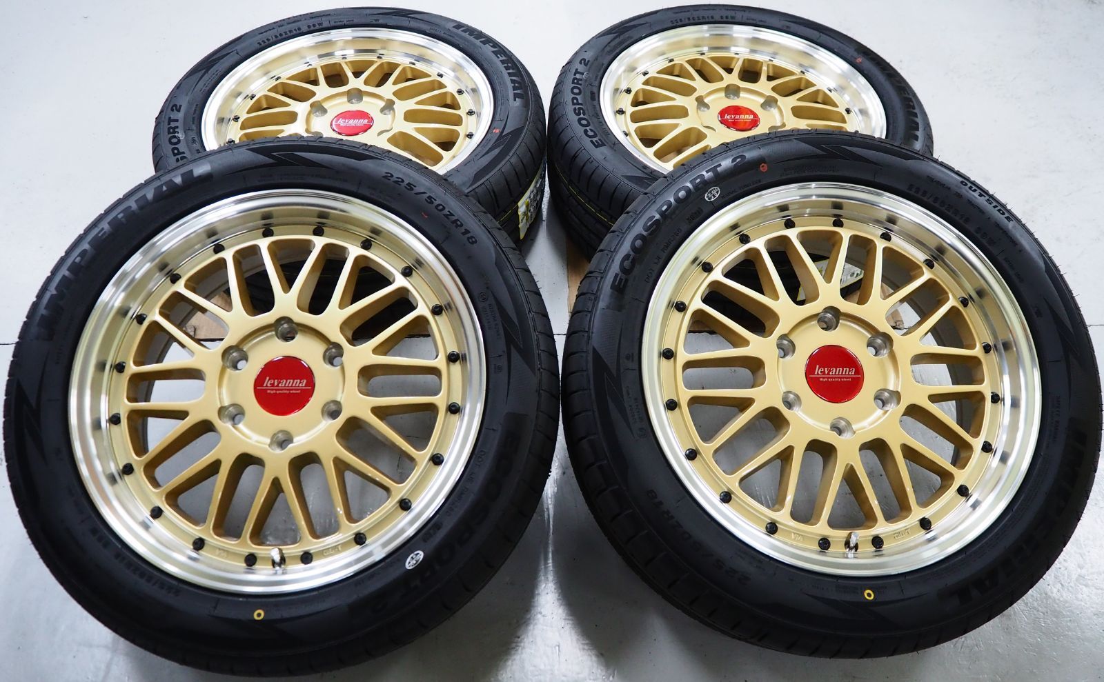 アイルトン パパ様専用 深リム メッシュ 18インチ GOLD