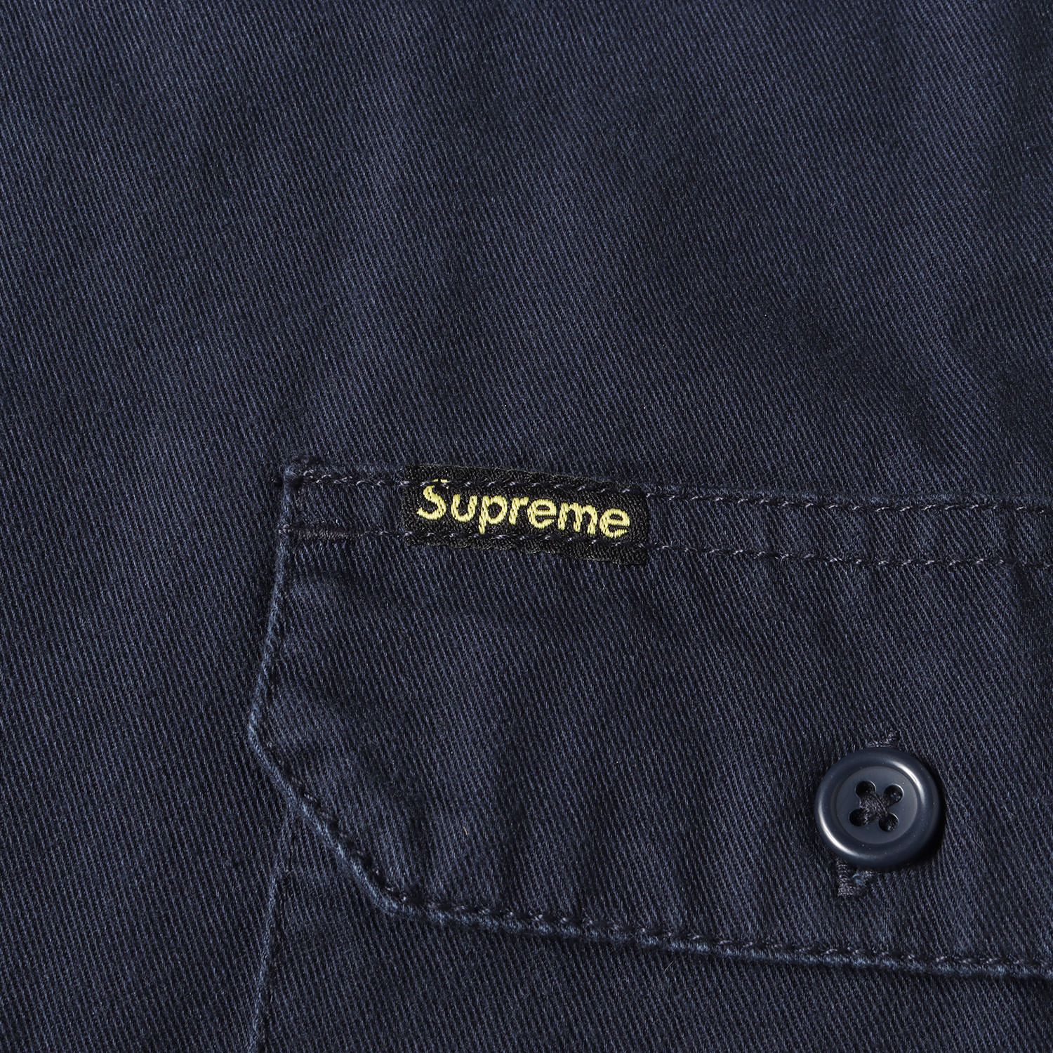 Supremeネイビー半袖シャツ Supreme シュプリーム S/S Shirt 胸ポケット 半袖 シャツ