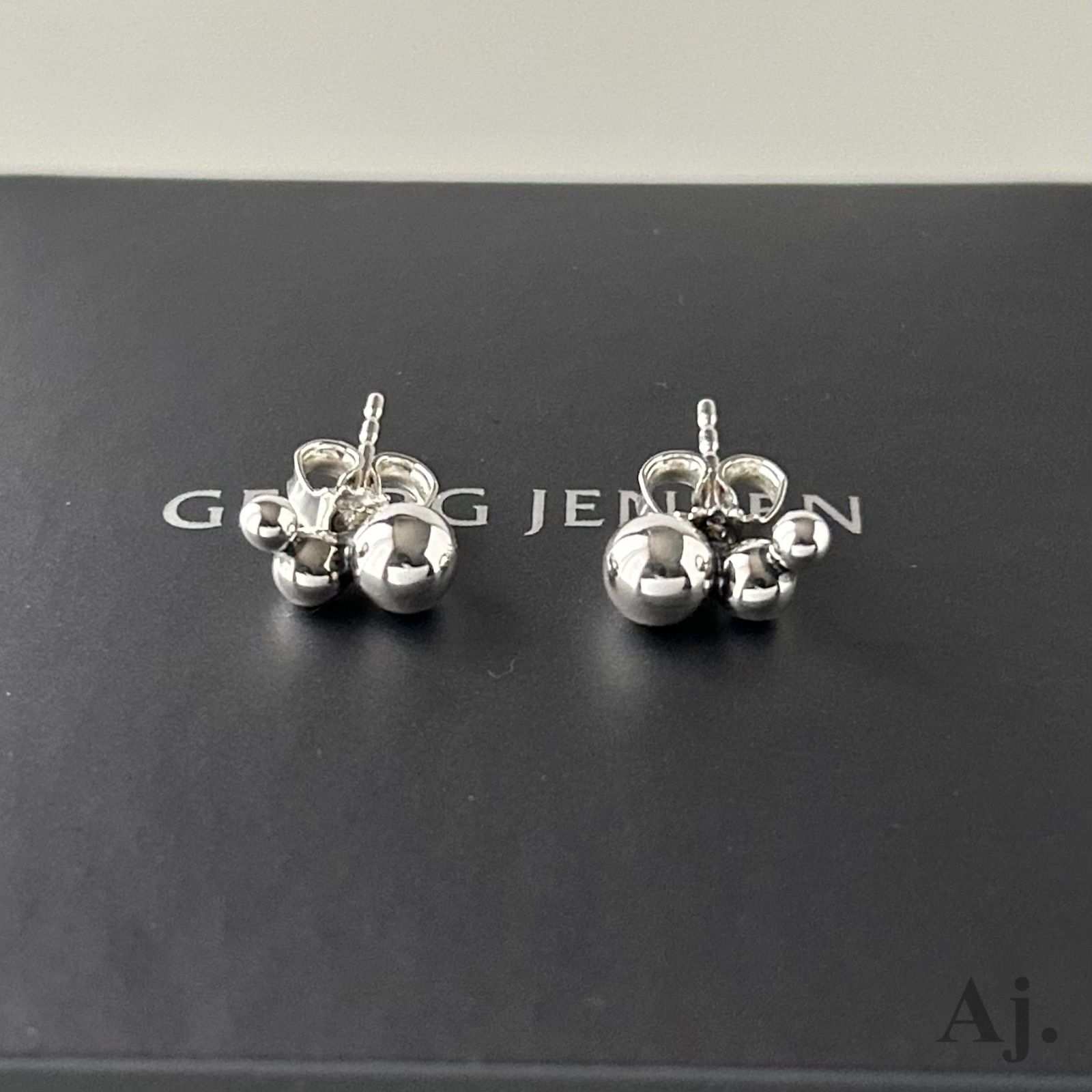 ジョージジェンセン シルバー925 ムーンストーン 17 ピアス /-1391S