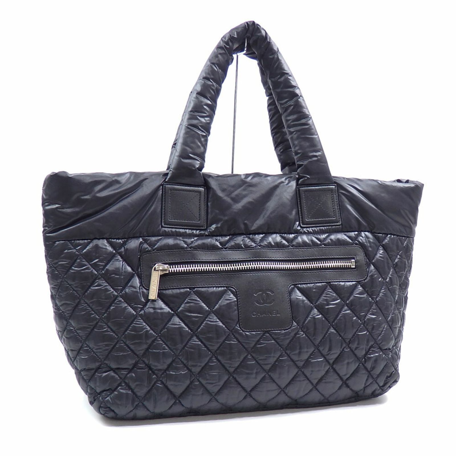 シャネル　トートバッグ　コココクーン CHANEL シャネル コココクーンGM トートバッグ ナイロン ブラック