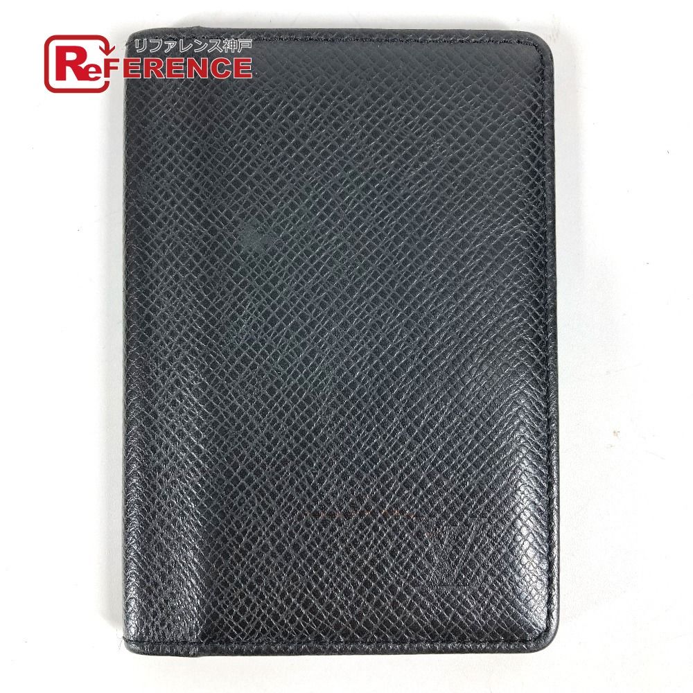 LOUIS VUITTON ルイヴィトン カードケース オーガナイザー ドゥ ポッシュ M30512 タイガレザー アルドワーズ ブラック