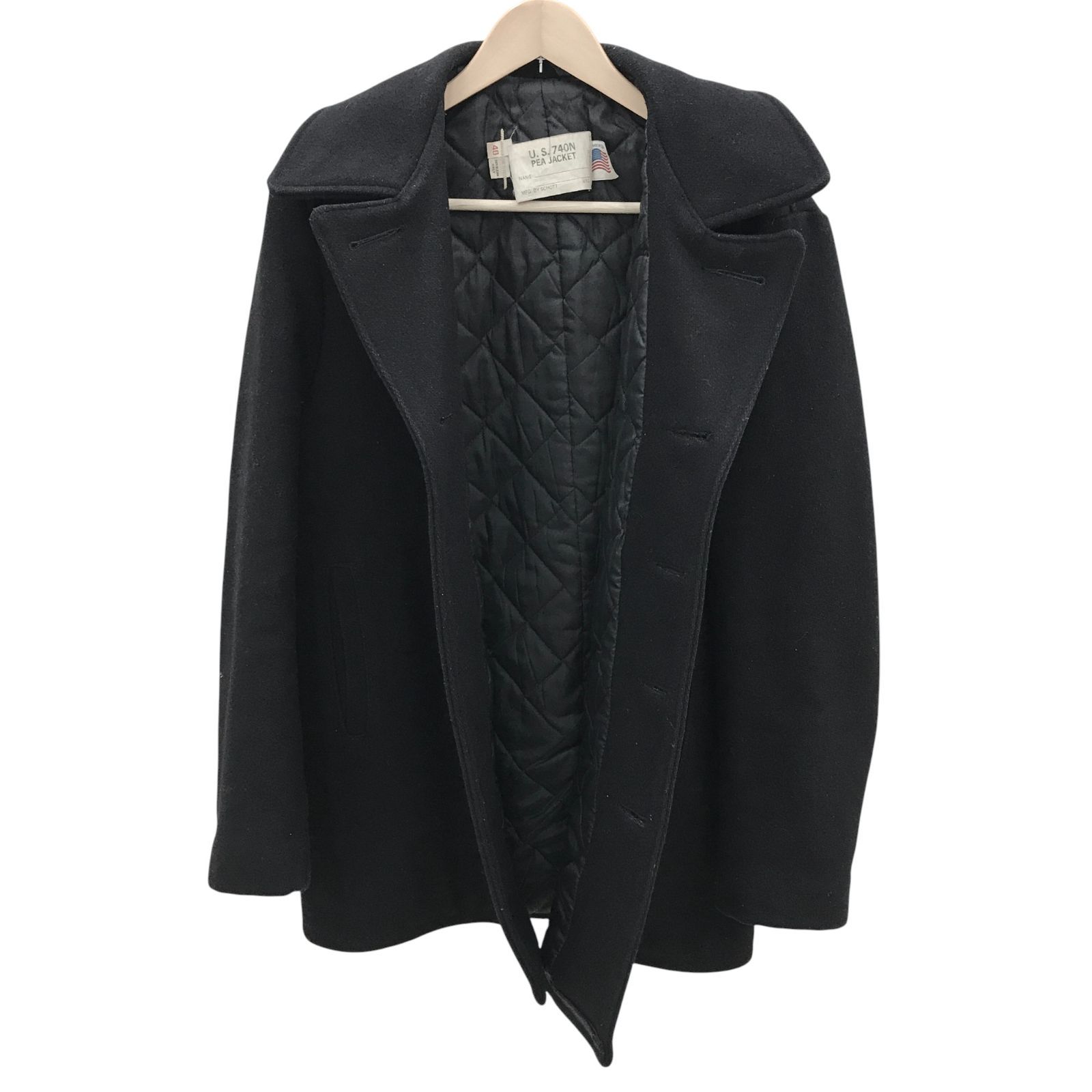 Schott U.S. 740N PEA JACKET ピーコート 80〜90s Schott/NYC Pコート