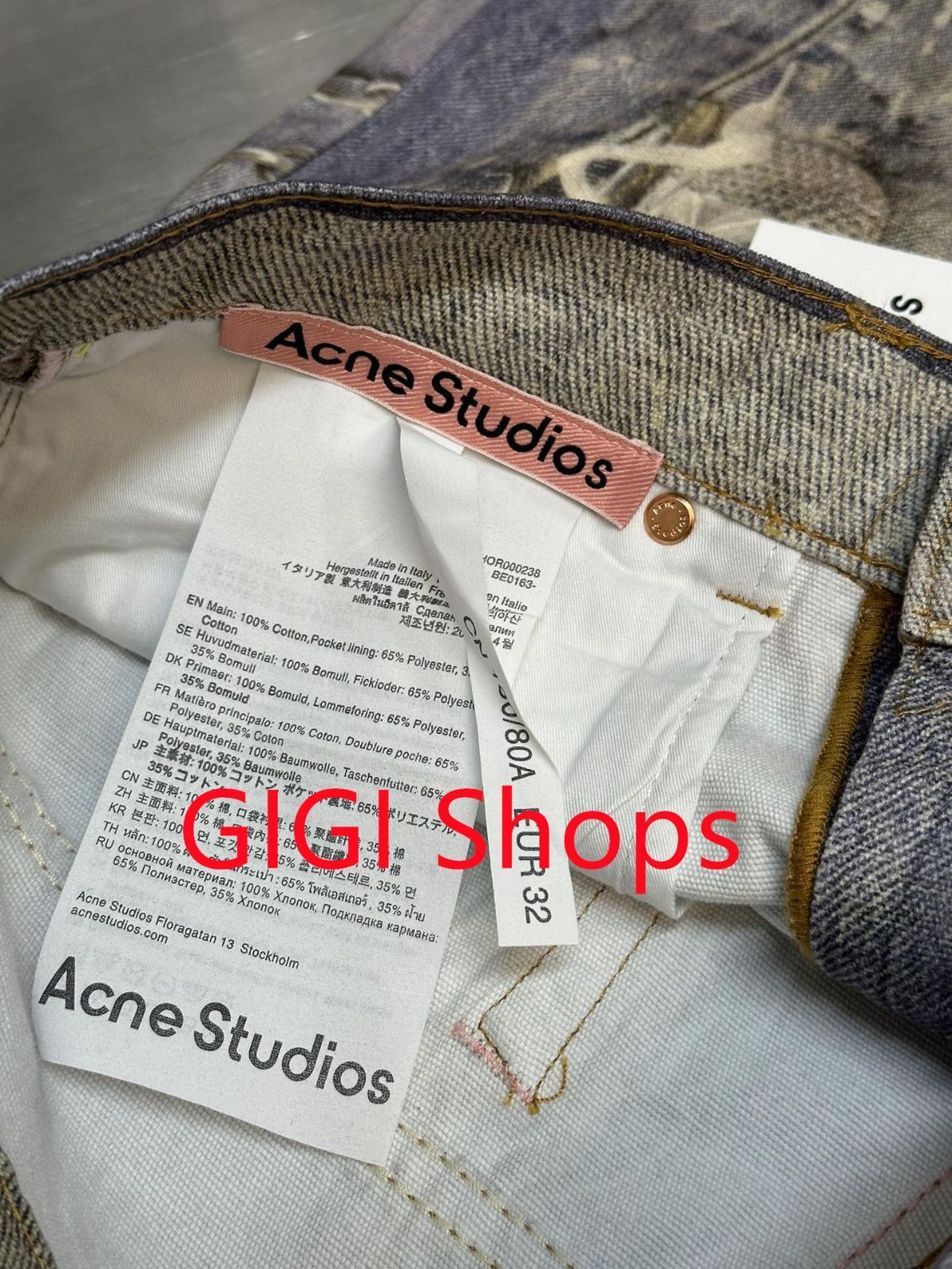 パンツ AcneStudios kawaiikeychainjeans 1981M 46 Shop Acne Studios