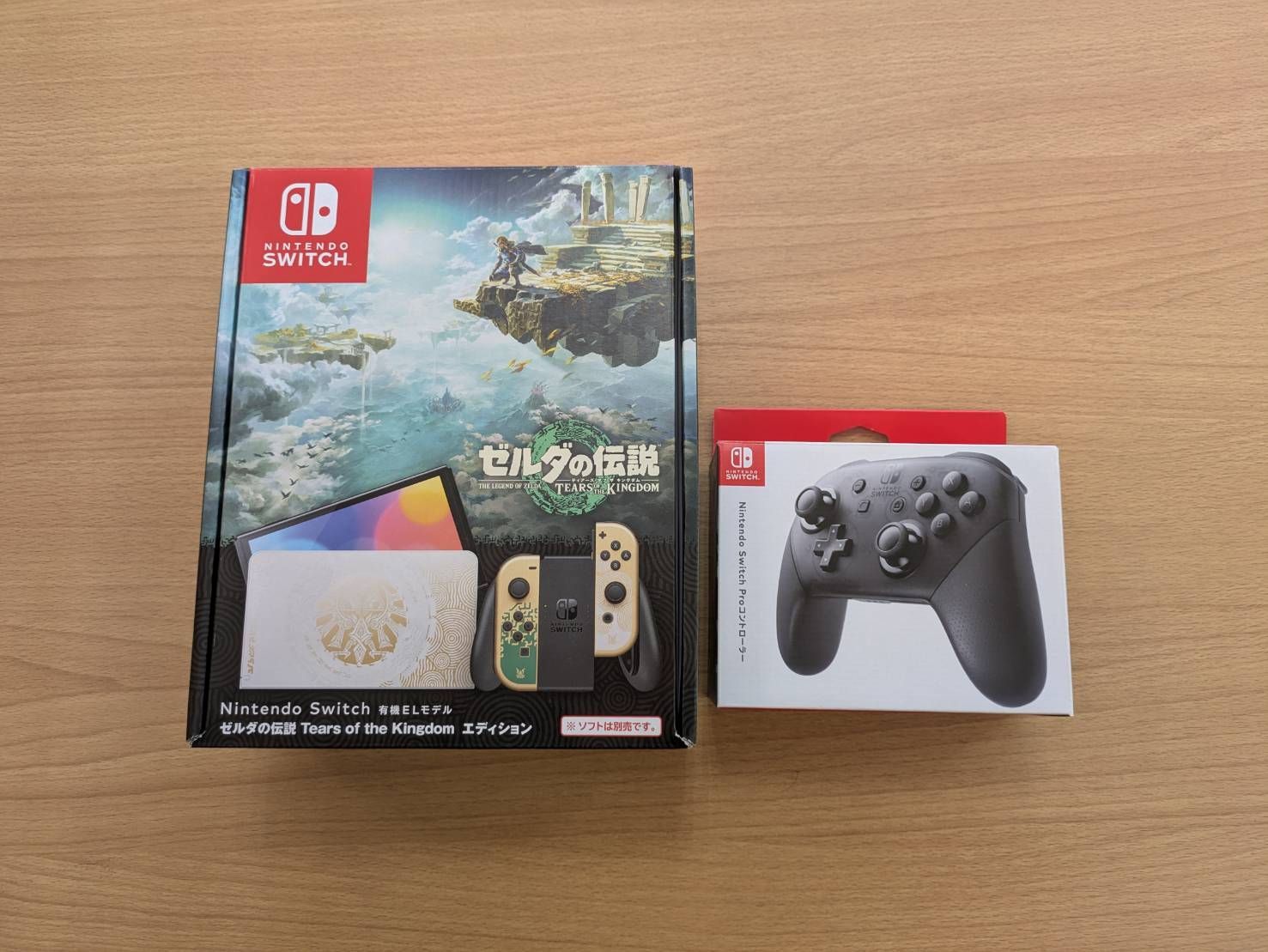 【EL4】Nintendo Switch 有機ELモデル ゼルダの伝説 TEARS OF THE KINGDOM エディション Proコンおまけ付き ティアーズオブキングダム ティアキン FJ8294